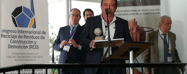 Casalé premiado en el I Congreso Internacional de Reciclaje de RCDs'